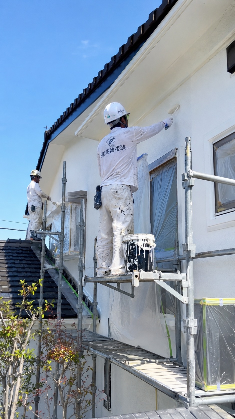 外壁塗装施工イメージ